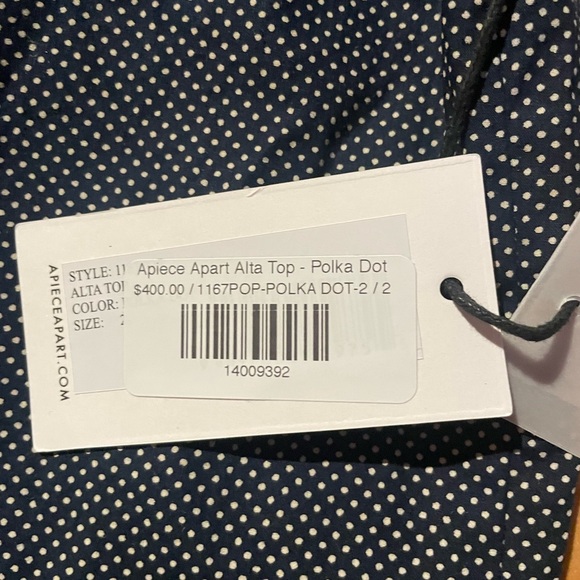 Apiece Apart Blouse BNWT - Picture 4 of 4